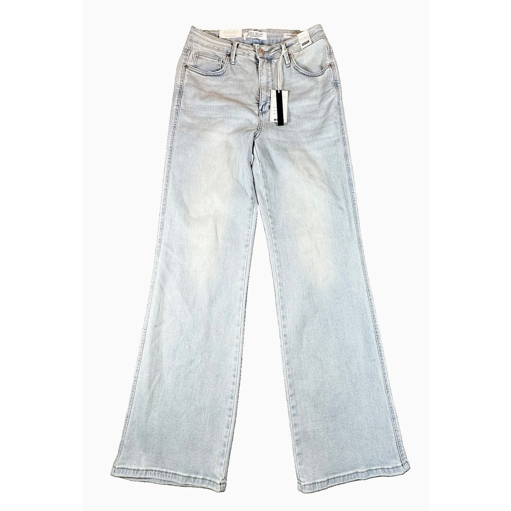 Judy Blue Women Jeans High Waist Straight Leg Tummy Control Stretch 11/30 Relax